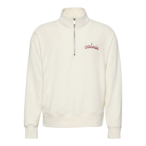 Calvin Klein Ανδρικό φούτερ Chain Stitch Logo 1/4 Zip Sweatshirt